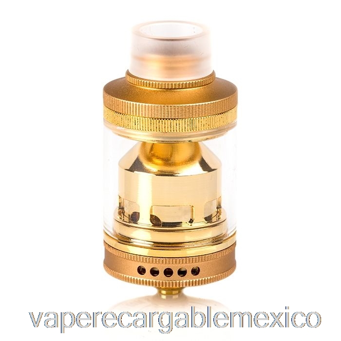 Vape Recargable Wake 24mm Rta Por Wake Mod Co. - Oro Sin Postes